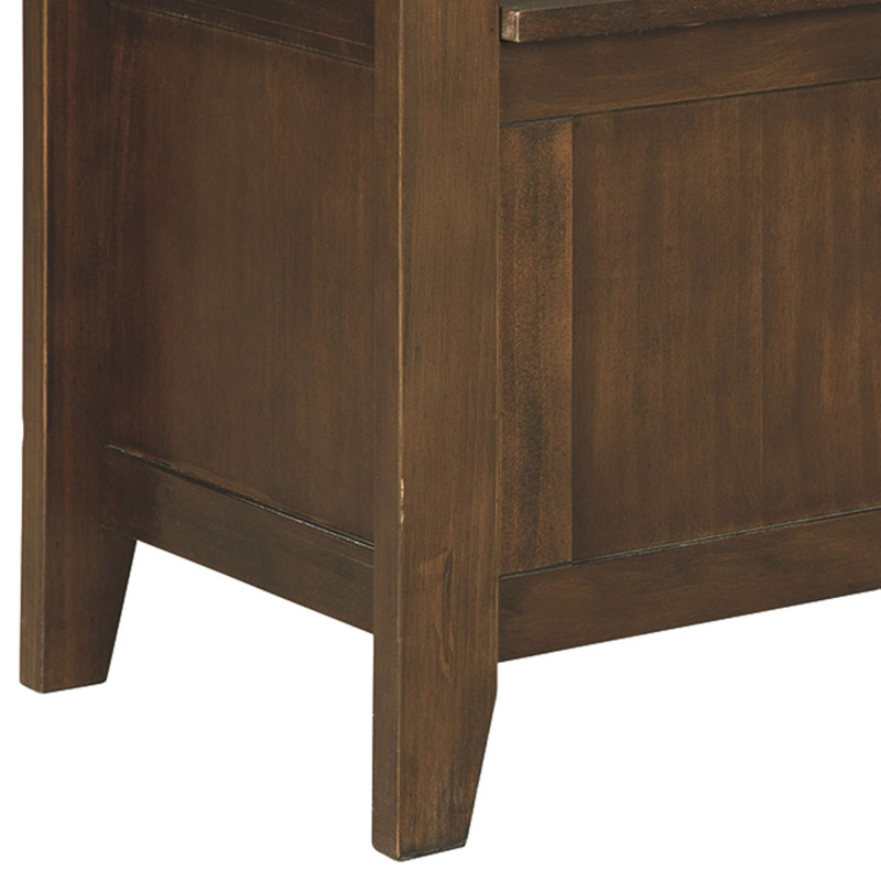 August Grove® Bealle Solid Wood Storage Bench & Reviews Wayfair